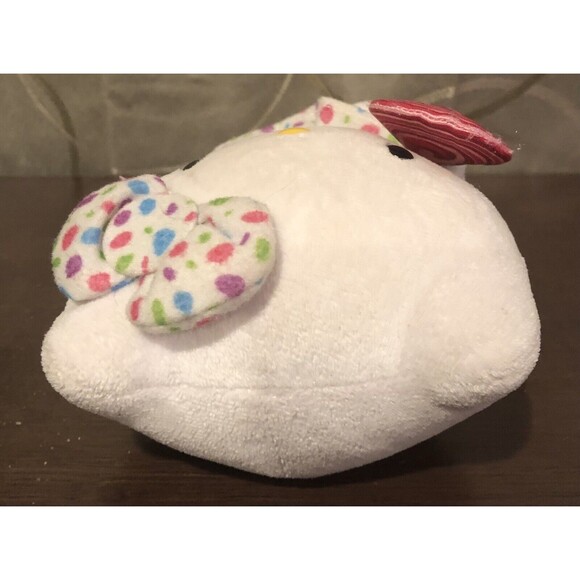 Ty Beanie Buddies Hello Kitty 6" Lollipop Polka Dot Dress Bow Plush 2012 - Picture 7 of 10